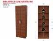 Biblioteca MOSCONI DAKAR 81052 181X60X31 Con Puertas Completas Blanco
